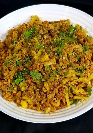 A picture of Gobi qeema.