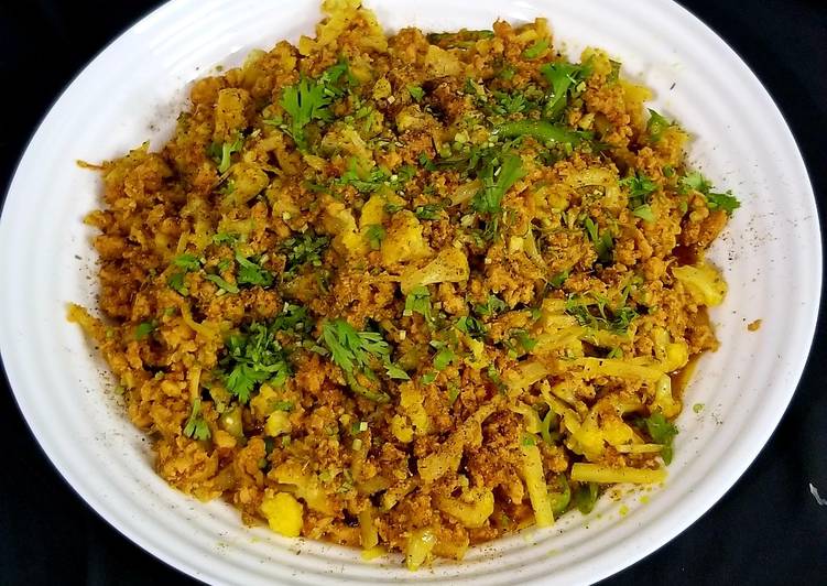 Easy Cheap Dinner Gobi qeema