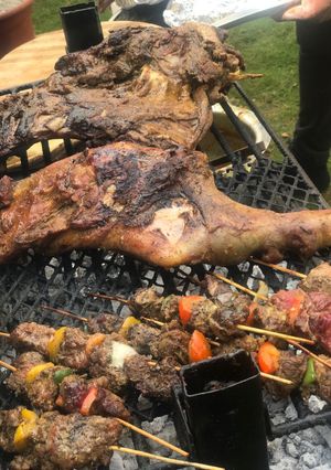 A picture of Mbuzi choma.