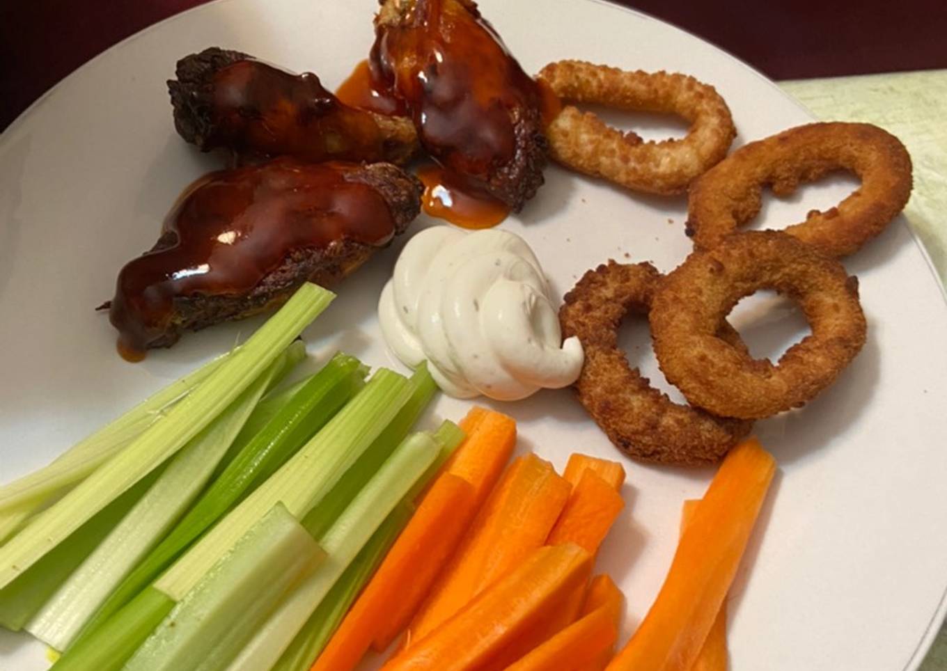 Alitas de pollo en air frier