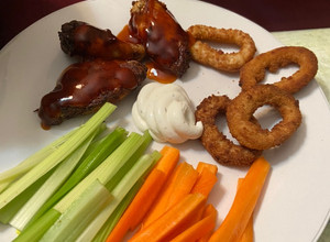 Una foto de Alitas de pollo en air frier
