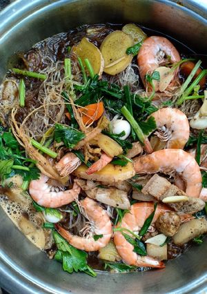 รูปของ กุ้งอบวุ้นเส้น