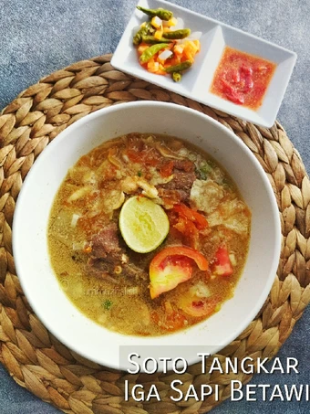 Langkah Gampang Membuat Resep Soto Tangkar Iga Sapi Betawi yang Bikin Ngiler Anti Ribet, Bikin Ngiler