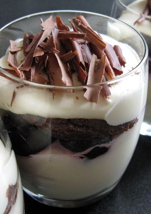 A picture of Black Forest Trifle Dessert.