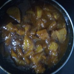 A picture of Raw mango launji.