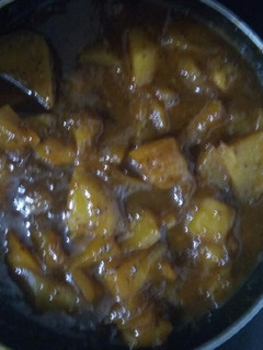 A picture of Raw mango launji.