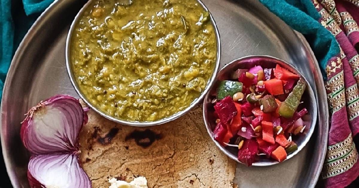 Radish Leaves Curry (Mulyachi Patal Bhaji) Recipe by Vaishali Suhas