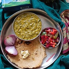 A picture of Radish Leaves Curry (Mulyachi Patal Bhaji).