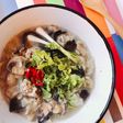 Canh Súp Nấm Thịt Viên & Vỏ Bánh Mandu Xén Dư