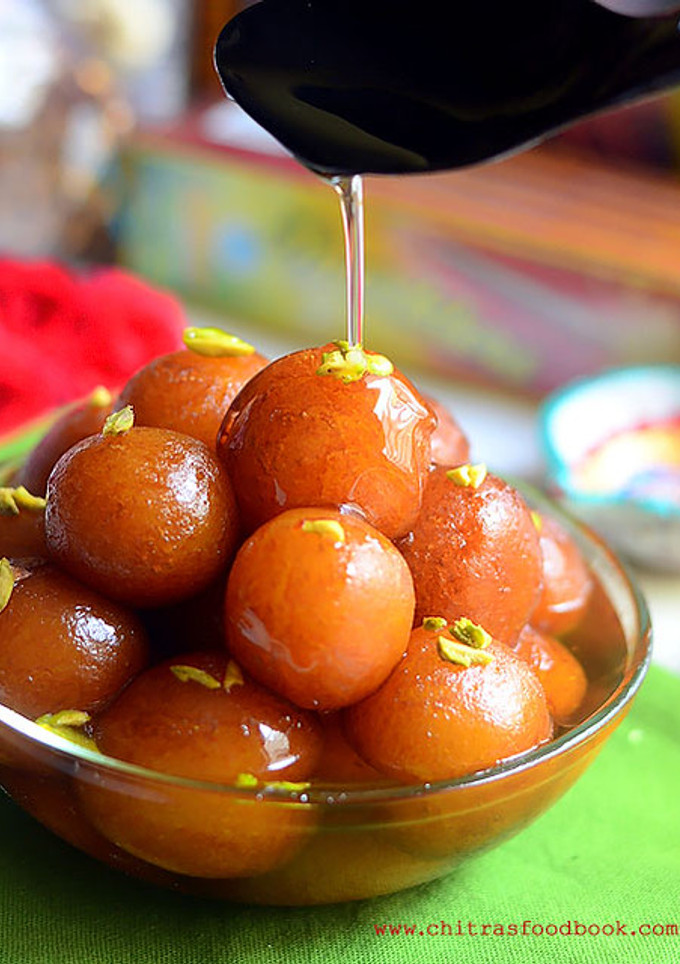 A picture of Gulab Jamun recipe with Instant mix.