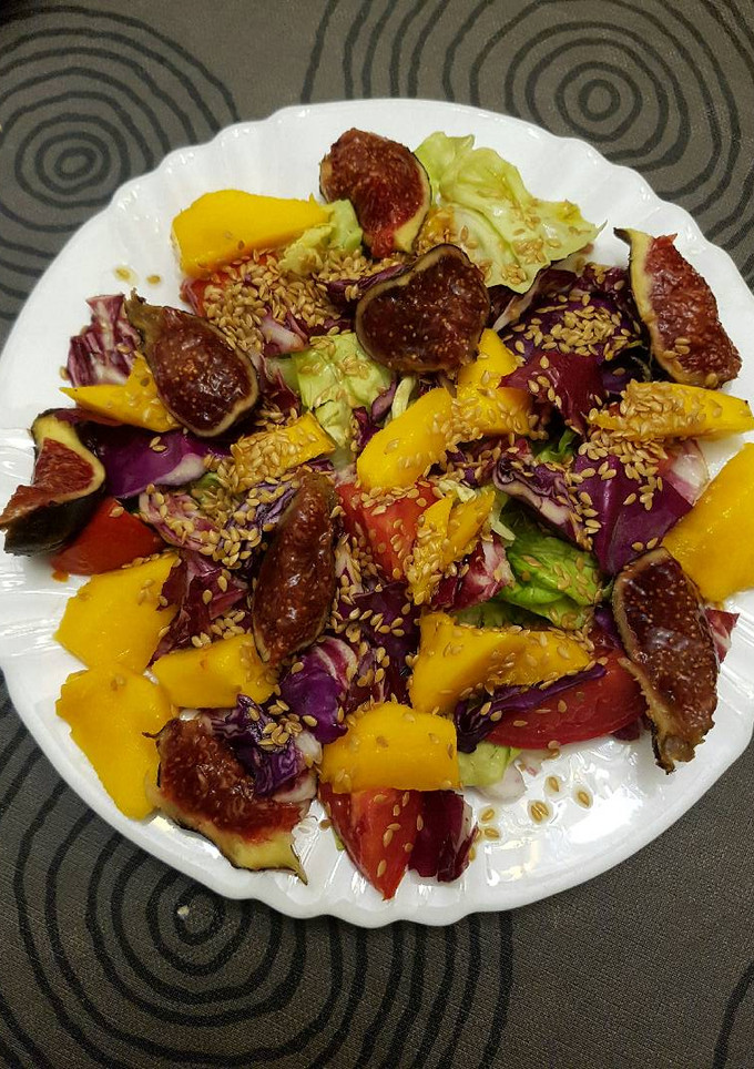 Una foto de Ensalada de colores