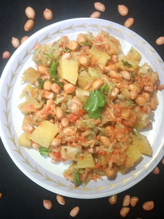 A picture of Peanut Sweet Potato Salad.
