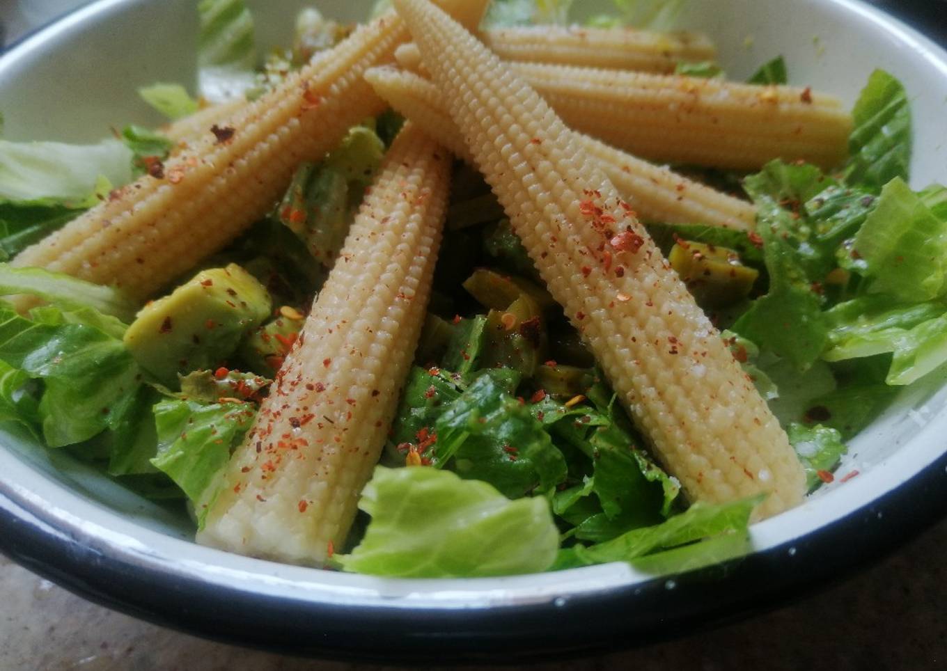 Ensalada de elotitos y nopales