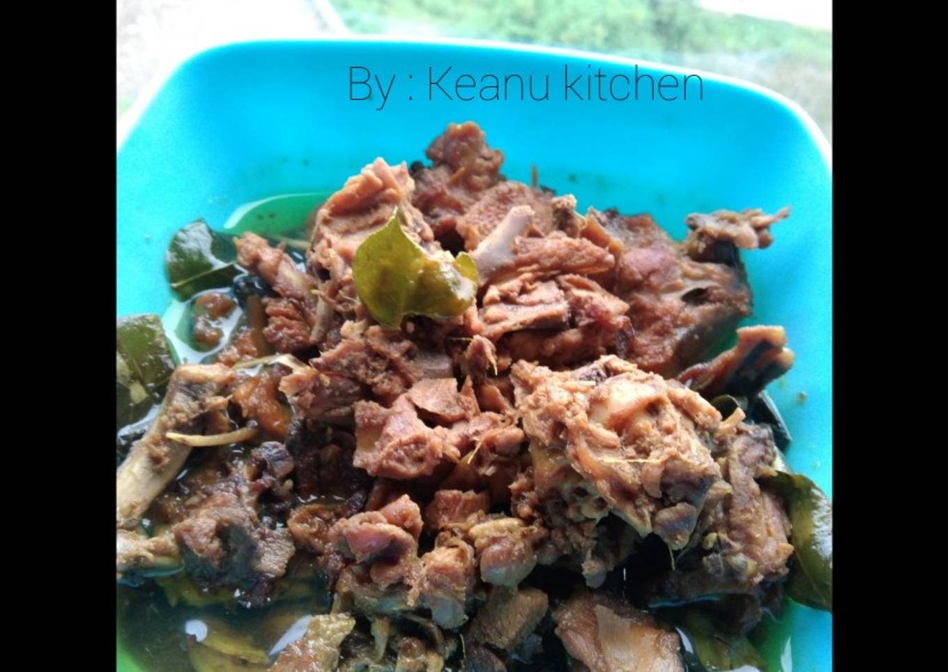 153. Ayam kecap (mie ayam)
