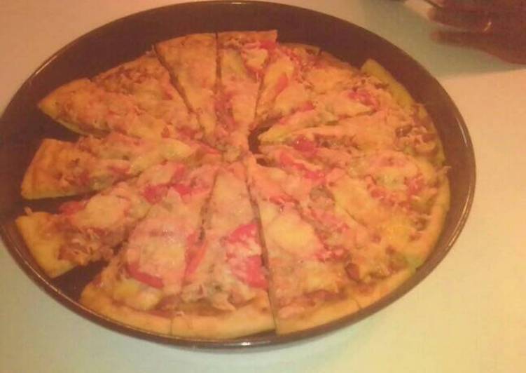 Pork pizza