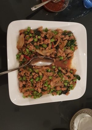 Foto resep Spicy Thai Chicken Basil