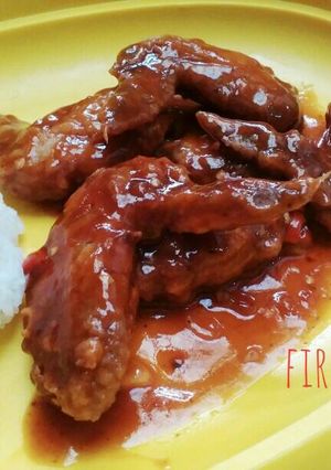 Foto resep Fire Chicken Wings dan Saus Keju ala Richeese Factory
