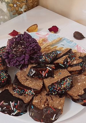عکسی از دستور شیرینی سه سوته