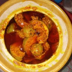 A picture of कच्चे आम व लसोड़े का अचार.