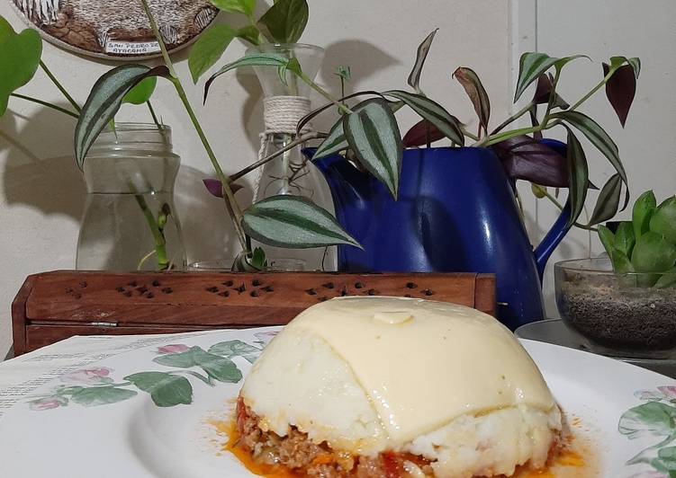 Pastel de Corona de papa