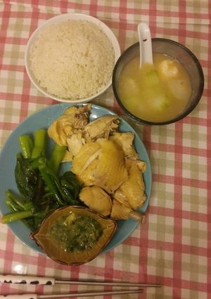 Foto resep Hainan Chicken Rice