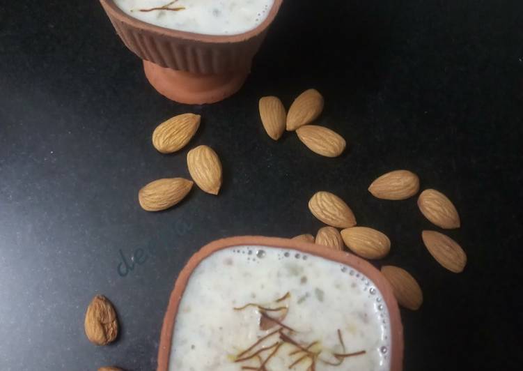 Simple Way to Make Homemade Besani almond milk