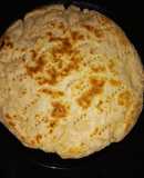 Tortilla de pan en sartén