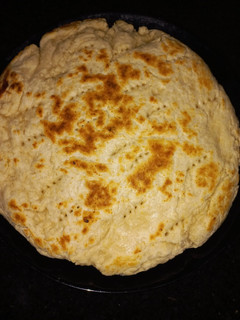 Una foto de Tortilla de pan en sartén