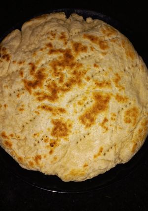 Una foto de Tortilla de pan en sartén