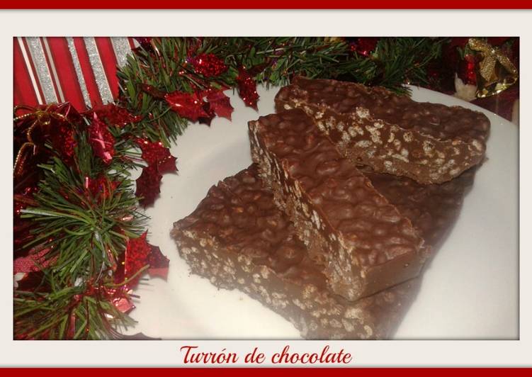 Turrón de chocolate