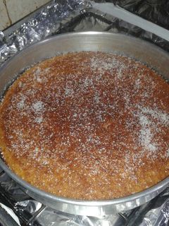 صورة لوصفة بسبوسة بجوز الهند