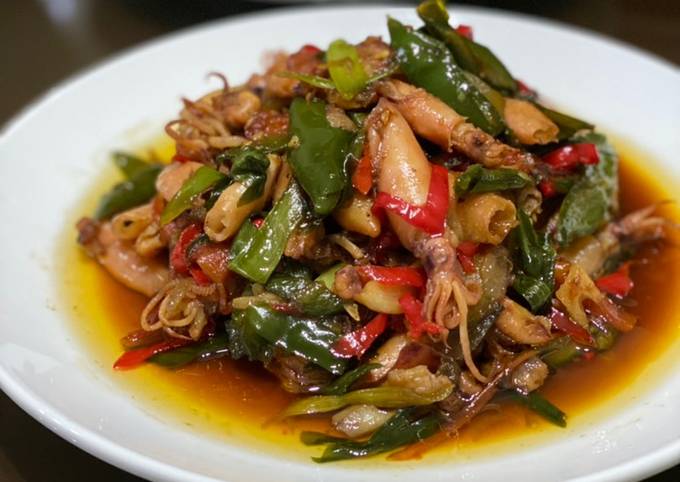Resep: Oseng cumi cabe hijau Ekonomis