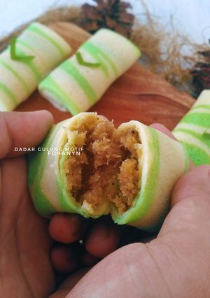Foto resep Dadar Gulung Motif