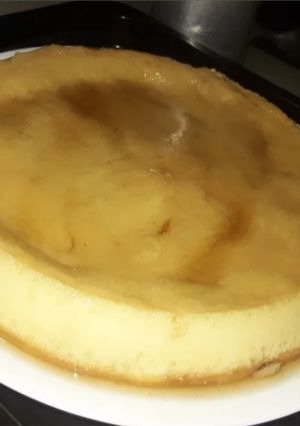 Una foto de Flan
