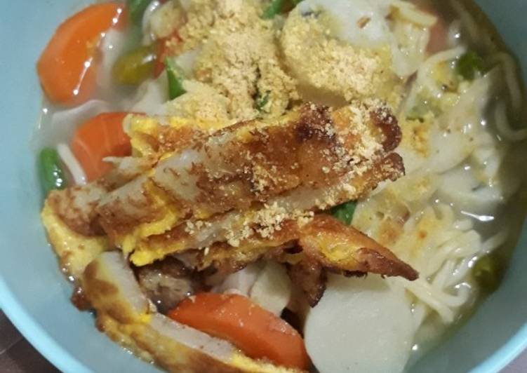 Resep Mie soto balenggang yang Bikin Ngiler