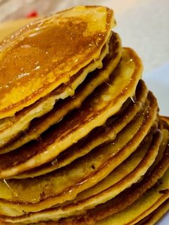 عکسی از دستور پنکیک زعتر