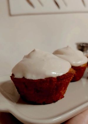 Una foto de Frosting de queso (yo lo uso para el carrot cake y queda genial)