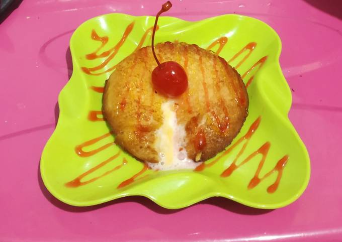 Ternyata ini loh! Bagaimana cara buat Ice cream goreng yang enak