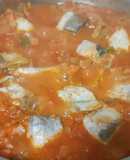 Albacora en salsa de tomate