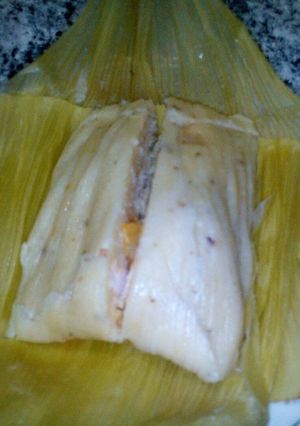 Una foto de Tamal de maíz