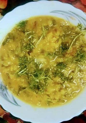 A picture of Palak Dal.