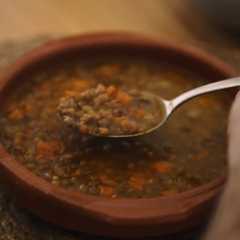 Una foto de Lentejas estofadas con verduras