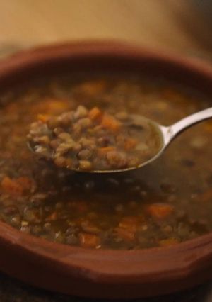 Una foto de Lentejas estofadas con verduras