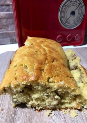 Una foto de Budín de vainilla con nuez