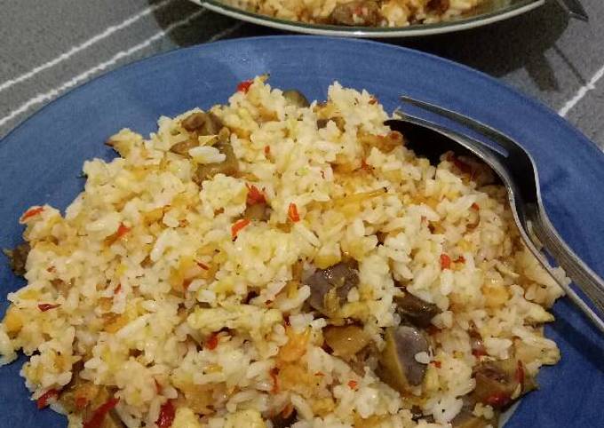 Nasi Goreng Ebi dan Ampela