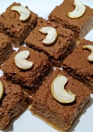 A picture of Cheesy-Choco steamed Sandesh.