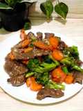 Cah daging brokoli