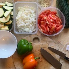 A picture of Just simple Ratatouille.