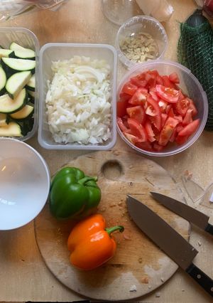 A picture of Just simple Ratatouille.