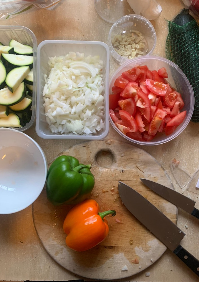 A picture of Just simple Ratatouille.